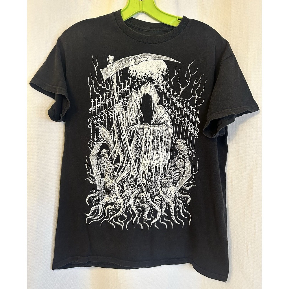 Vampire Freaks Black Graphic Print T-Shirt Adult Size M Black Horror